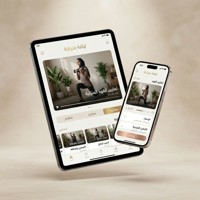 محتوى البرنامج على iPad و iPhone